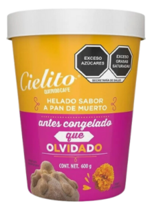 Ejemplo de producto - Helado sabor pan de muerto