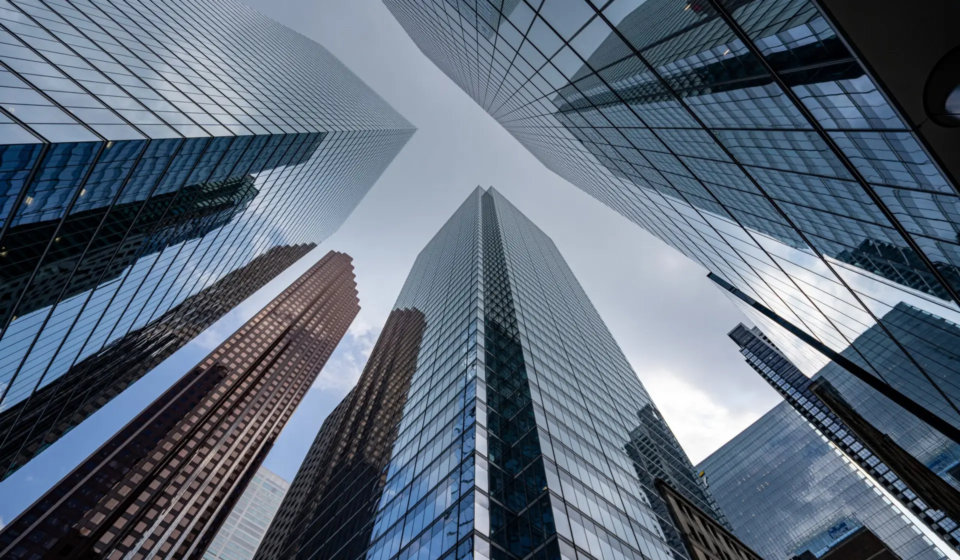 Negócios, Arranha-céus, No, Distrito, Financeiro, De, Toronto, No, Centro.